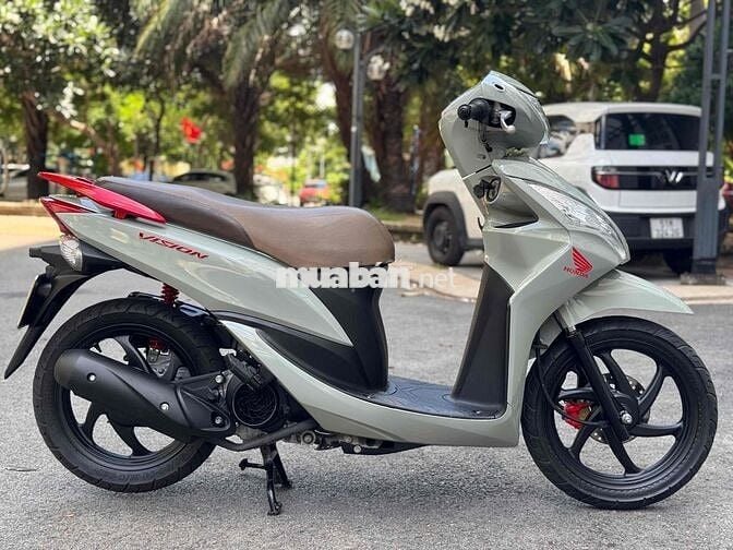 Honda Vision 2013 Xanh xi măng BSTP số đẹp chính c