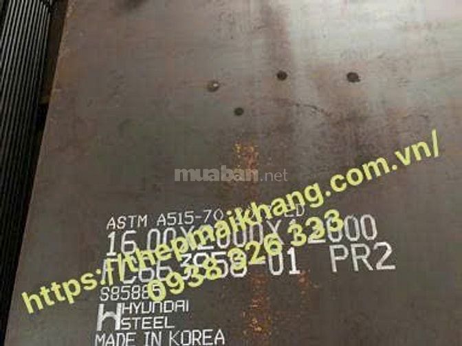 Thép Tấm Chịu Nhiệt 16Mo3,Thép Tấm A515 Gr70,8ly,10ly, 12ly,14ly,
