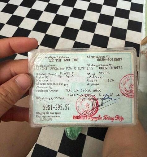 Piaggio Vespa 2011 Đỏ Trong nước ❤️
