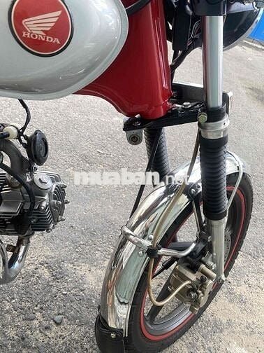 Honda tay côn Đen Đỏ Bạc Xe máy cổ điển