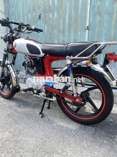 Honda tay côn Đen Đỏ Bạc Xe máy cổ điển