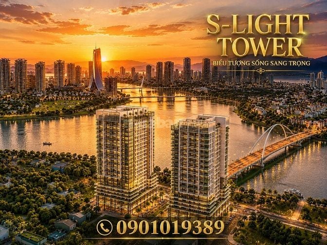 S-LIGHT TOWER ĐÀ NẴNG ,CĂN HỘ NGAY SÔNG HÀN QUAN TÂM NHÌ KHU HÒA  XUÂN