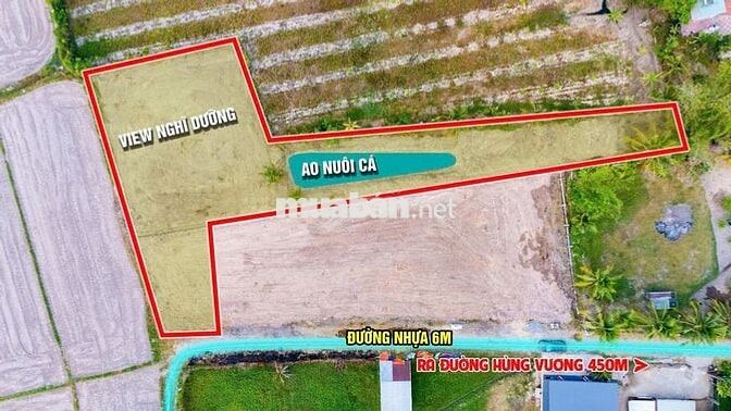 1150m2 có 120m2 thổ cư. Đất đẹp làm nhà vườn. 1,1 tỷ TL
