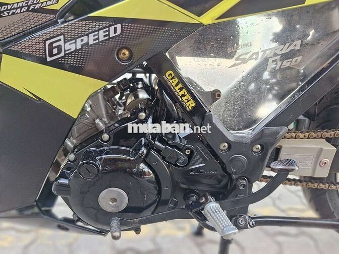 Suzuki Satria 150 Fi 2018 Đen Vàng 6 cấp