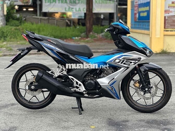 Honda Winner X Côn tay màu Xanh Đen Bạc