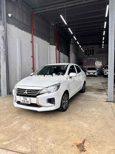 Mitsubishi Attrage 2021 Số sàn 55.000 km Trắng