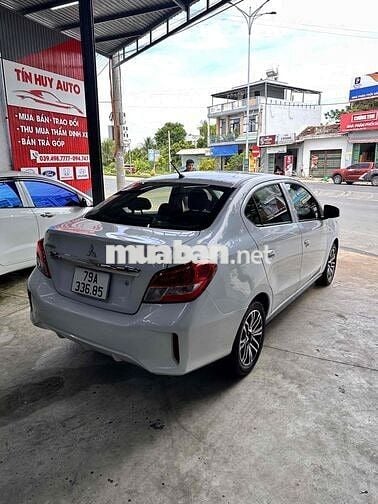 Mitsubishi Attrage 2021 Số sàn 55.000 km Trắng