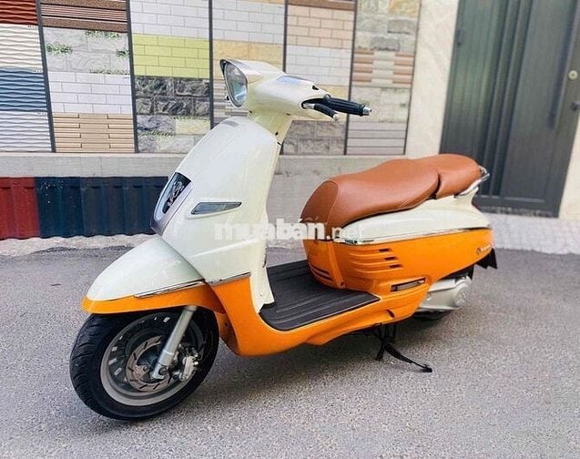 Peugeot Django 125cc 2021 Trắng Cam - NHẬP PHÁP