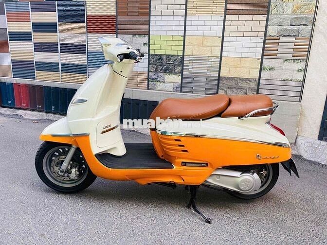 Peugeot Django 125cc 2021 Trắng Cam - NHẬP PHÁP
