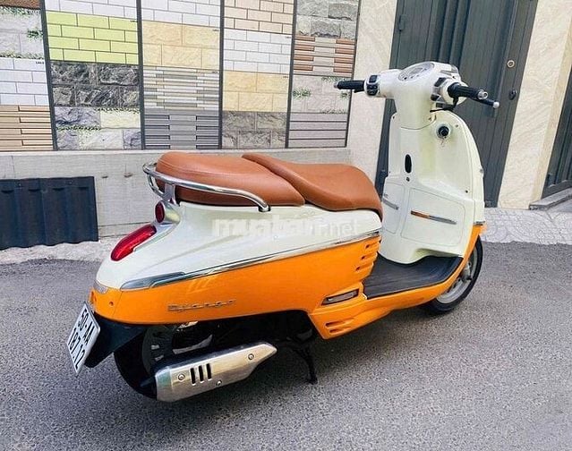 Peugeot Django 125cc 2021 Trắng Cam - NHẬP PHÁP