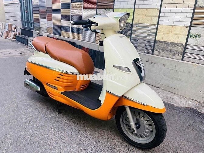 Peugeot Django 125cc 2021 Trắng Cam - NHẬP PHÁP