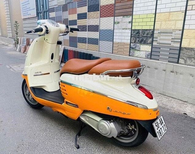 Peugeot Django 125cc 2021 Trắng Cam - NHẬP PHÁP