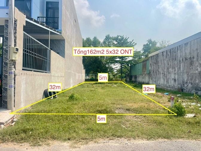Bán đất đẹp xã Tân Thạnh Đông 162m2 5x32 ONT.Giá 2 tỷ 300 triệu. 
