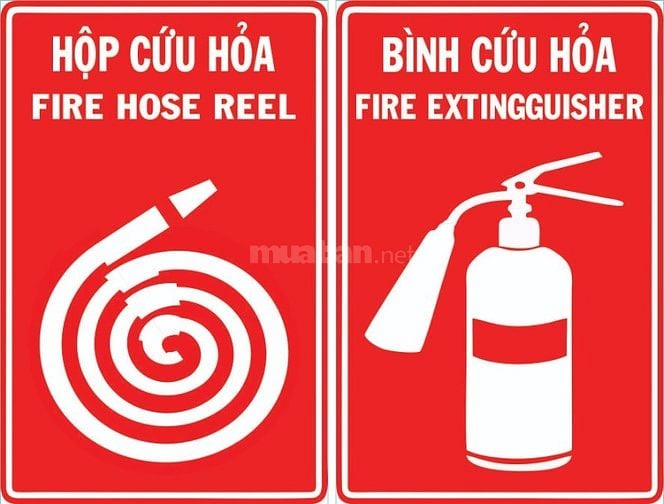 CUNG CẤP BIỂN BÁO PCCC, TIÊU LỆNH PCC, BIỂN AN TOÀN LAO ĐỘNG
