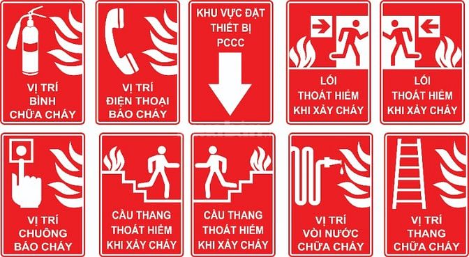 CUNG CẤP BIỂN BÁO PCCC, TIÊU LỆNH PCC, BIỂN AN TOÀN LAO ĐỘNG