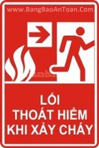 CUNG CẤP BIỂN BÁO PCCC, TIÊU LỆNH PCC, BIỂN AN TOÀN LAO ĐỘNG