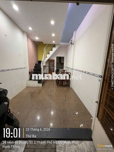 CHO THUÊ NHÀ NGUYÊN CĂN – CHÍNH CHỦ - Đối điện  BV 175 Nguyễn Kiệm