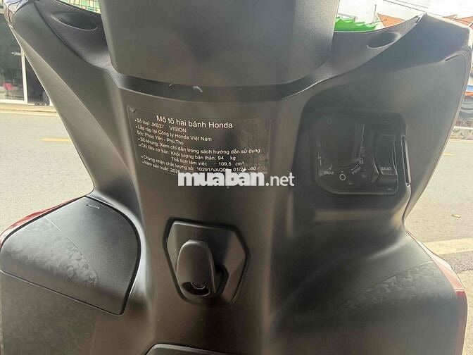 Honda Vision 2026 Cao Cấp màu Đỏ