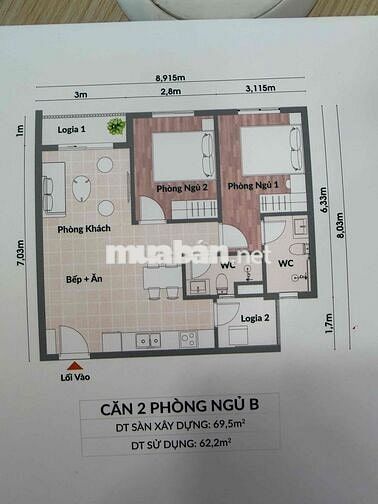 Bán căn hộ nhà ở xã hội giá quá tốt ạ
