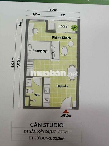 Bán căn hộ nhà ở xã hội giá quá tốt ạ
