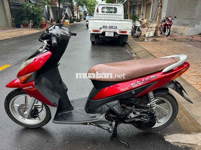 Honda Click110 Đời 2007 Đỏ Đen