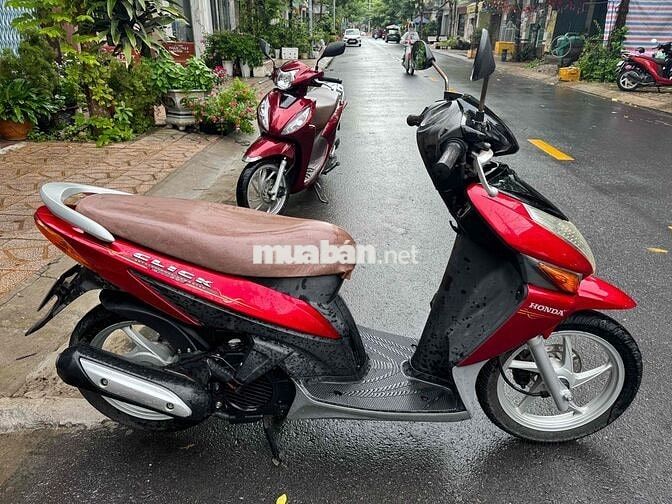 Honda Click110 Đời 2007 Đỏ Đen