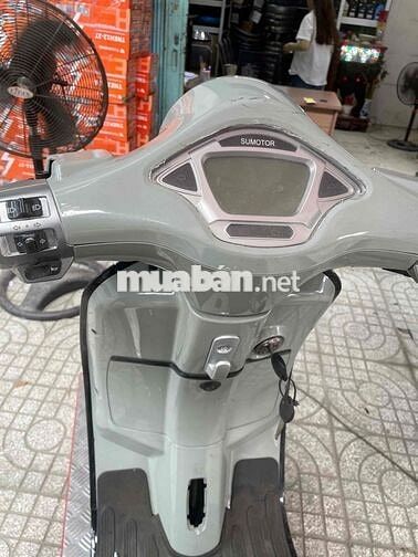 Xe máy điện Halim Vespa 2023 Xám 50cc