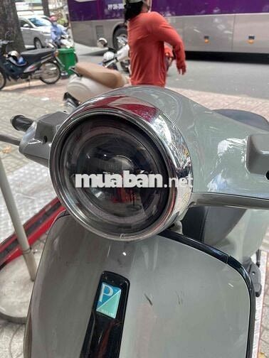 Xe máy điện Halim Vespa 2023 Xám 50cc