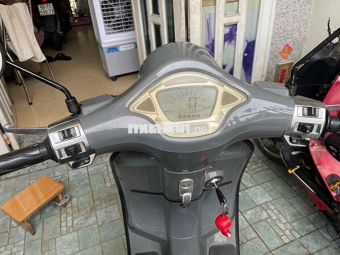 Xe máy điện Halim Vespa 2023 Xám 50cc
