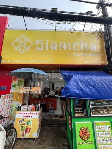  Sang nhượng tiệm trà sữa mặt tiền Đỗ Xuân Hợp - Thủ Đức