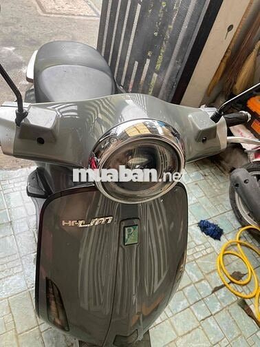 Xe máy điện Halim Vespa 2023 Xám 50cc