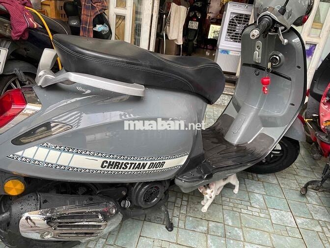 Xe máy điện Halim Vespa 2023 Xám 50cc