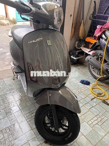 Xe máy điện Halim Vespa 2023 Xám 50cc