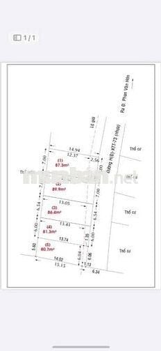 Đất 6x15m Shr, MT Nhựa 7m 1/70m Phan Văn Hớn Gần Trường Tiểu Học XTT