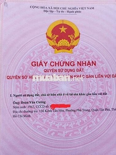 Đất Mặt Tiền TL 826 ( Đinh Đức Thiện nối dài) cần bán