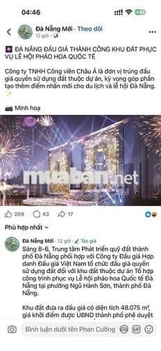 Cần bán lô đất đường Mỹ An, Ngũ Hành Sơn