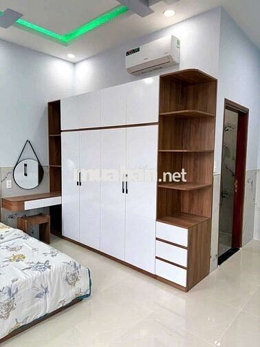 nhà 1 trệt 2 lầu đầy đủ nội thất gần ngã 6 An Phú