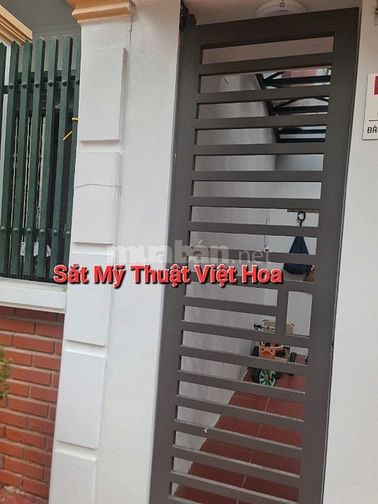 Cổng inox phun sơn tĩnh điện cao cấp, đẹp, bền