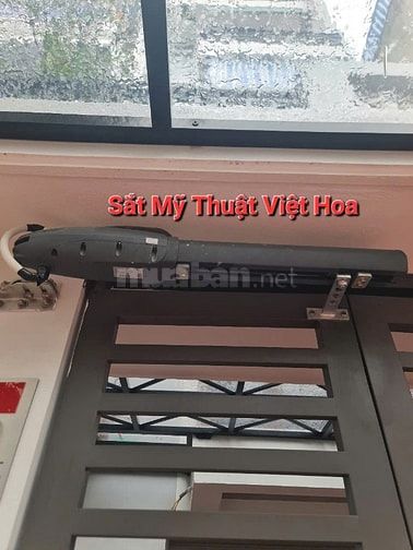 Cổng inox phun sơn tĩnh điện cao cấp, đẹp, bền