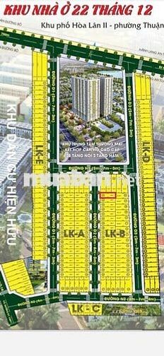 Bán đất Amy Complex Thuận An 80m², MT 5m, đường 6m, sổ riêng, cc