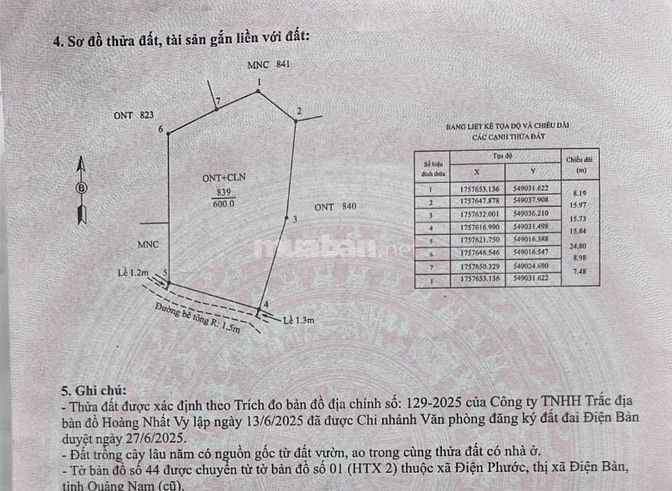 Chính chủ Cần bán gấp nhà đất Điện Bàn, Đà Nẵng