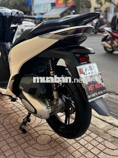 Honda SH Nam 125cc Phanh CBS 2023 Trắng đen