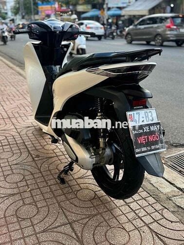 Honda SH Nam 125cc Phanh CBS 2023 Trắng đen