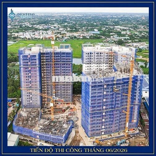 Đang còn 1 căn 1PN 1WC 40m² trần cao 4,4m TT 20% 320tr chờ nhận nhà.