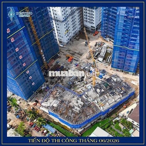 Đang còn 1 căn 1PN 1WC 40m² trần cao 4,4m TT 20% 320tr chờ nhận nhà.