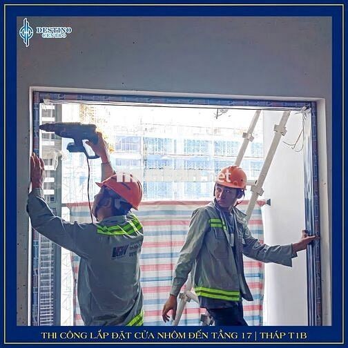Đang còn 1 căn 1PN 1WC 40m² trần cao 4,4m TT 20% 320tr chờ nhận nhà.