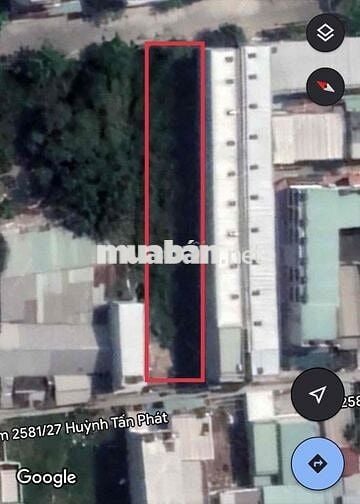 Bán đất hẻm 2581 Huỳnh Tấn Phát TPHCM