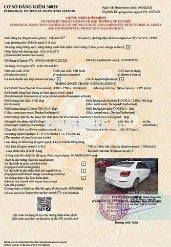 Kia Soluto 2022 Trắng 80.000 km