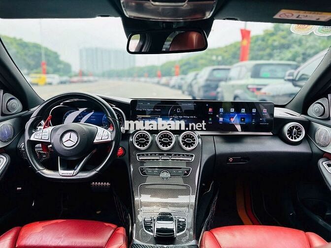 Mercedes C300 AMG 2017 Trắng 80000 miles