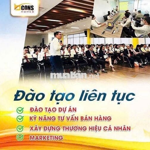 Tuyển Sale Bán Căn Hộ Bcons - Nhận Việc Ngay .  